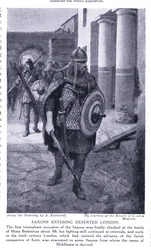 Saxons entering deserted London, 1920